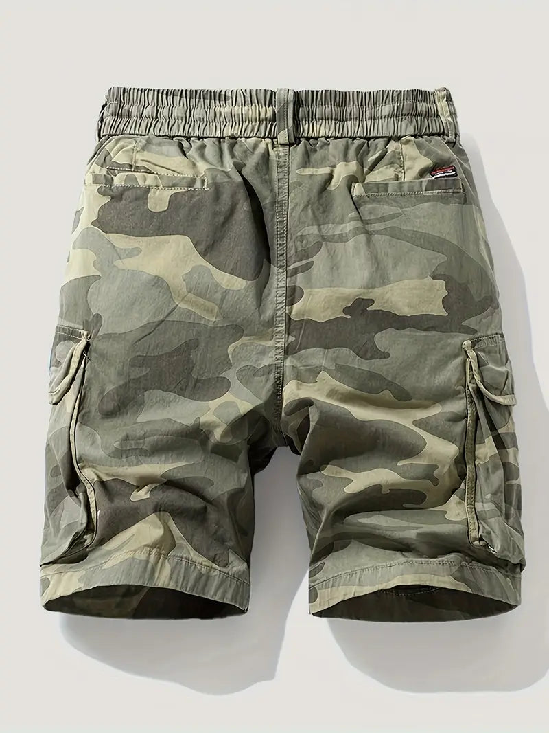 Pantalones cortos táctico de carga casual para hombre,
