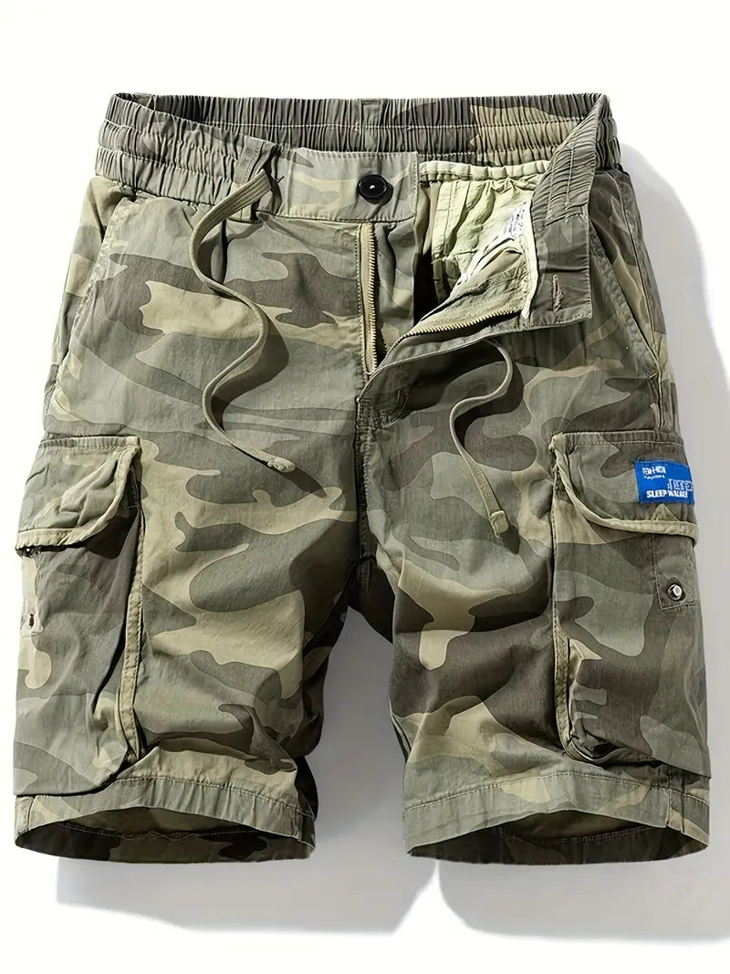 Pantalones cortos táctico de carga casual para hombre,