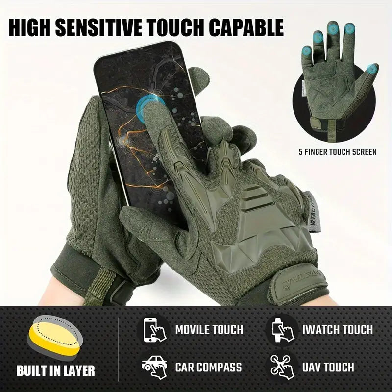 Guantes tácticos de Dedos Completos de camuflaje