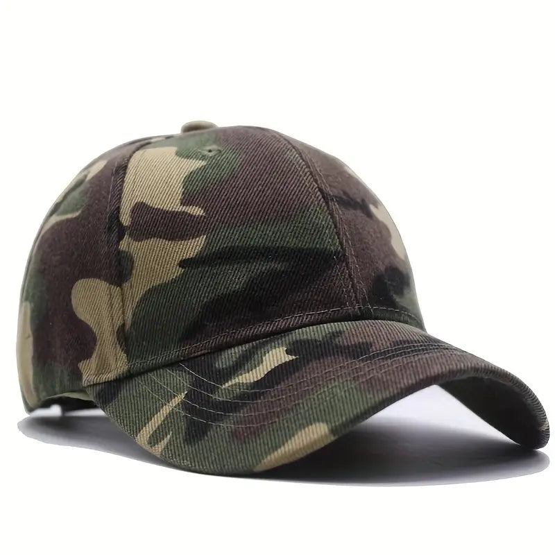 Gorra de béisbol  con diseño camuflaje militar