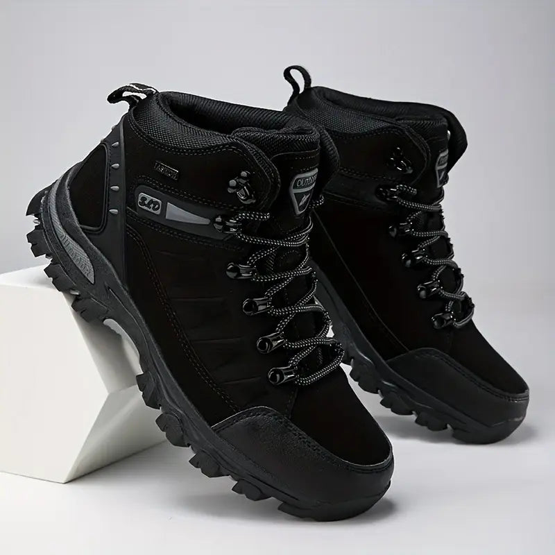 Botas de senderismo altas; con cordones