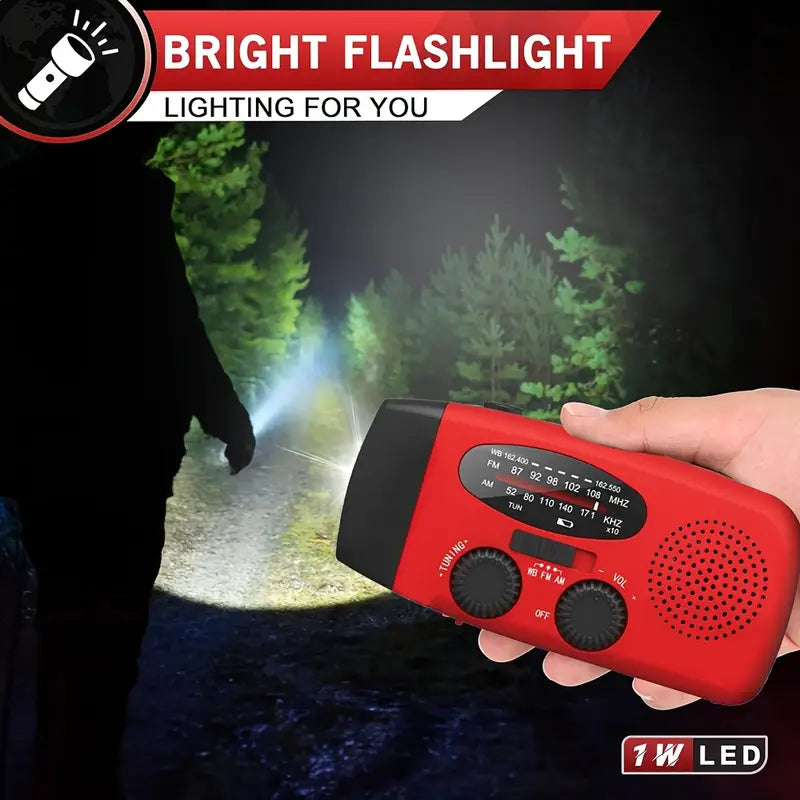 Radio de emergencia Multifuncional 6 en 1