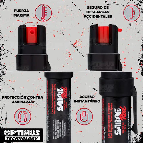 GAS PIMIENTA para Defensa Personal Aerosol  (recomendado)