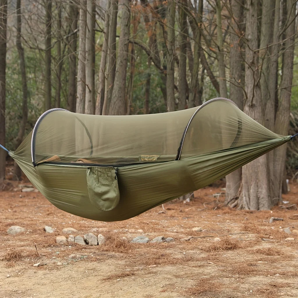 Hamaca de supervivencia con mosquitera