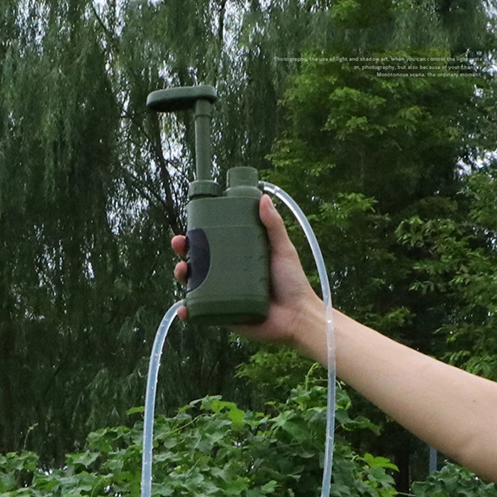 Sistema de filtro de agua portátil al aire libre