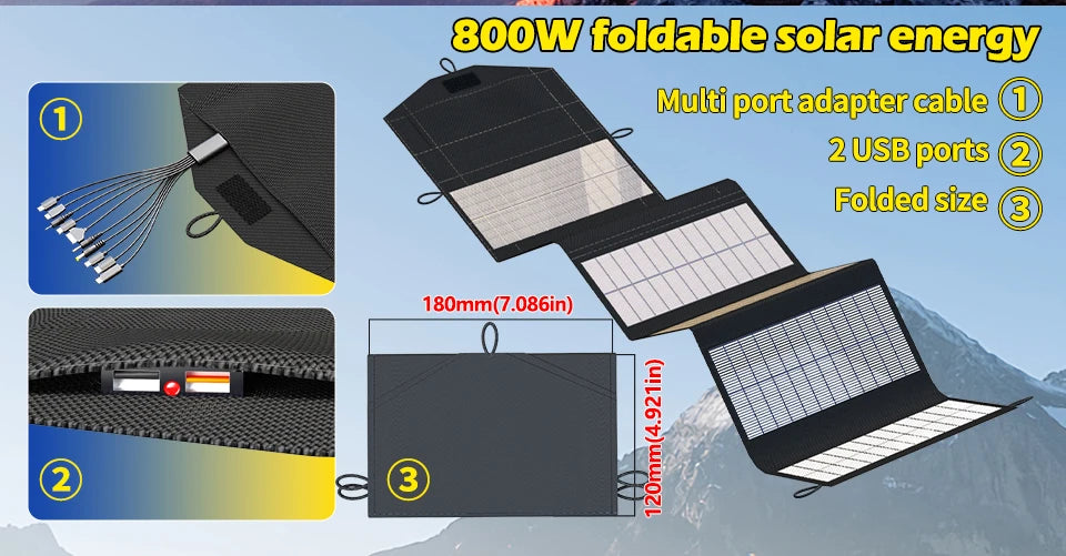 PANTALLA SOLAR 800 W