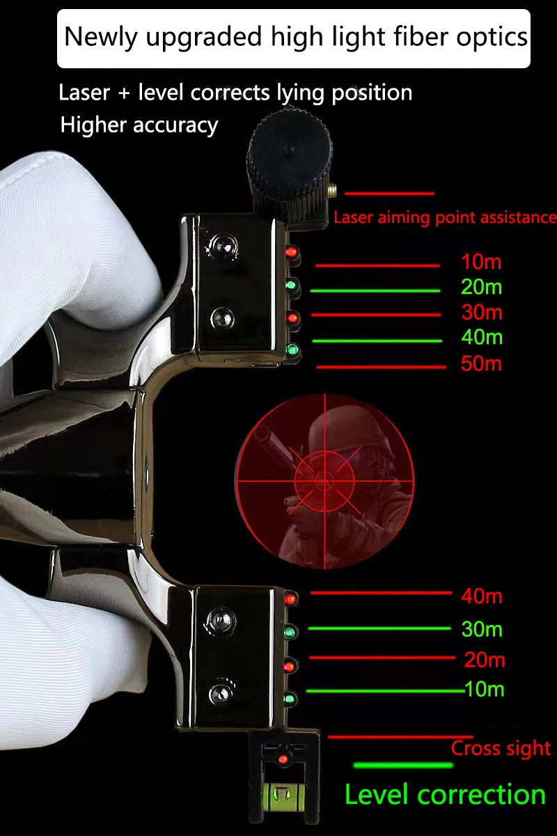 RESORTERA PROFESIONAL CON LASER PARA SUPERVIVENCIA