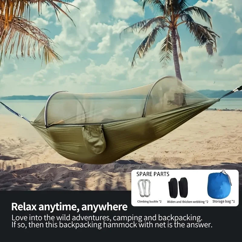 Hamaca de supervivencia con mosquitera