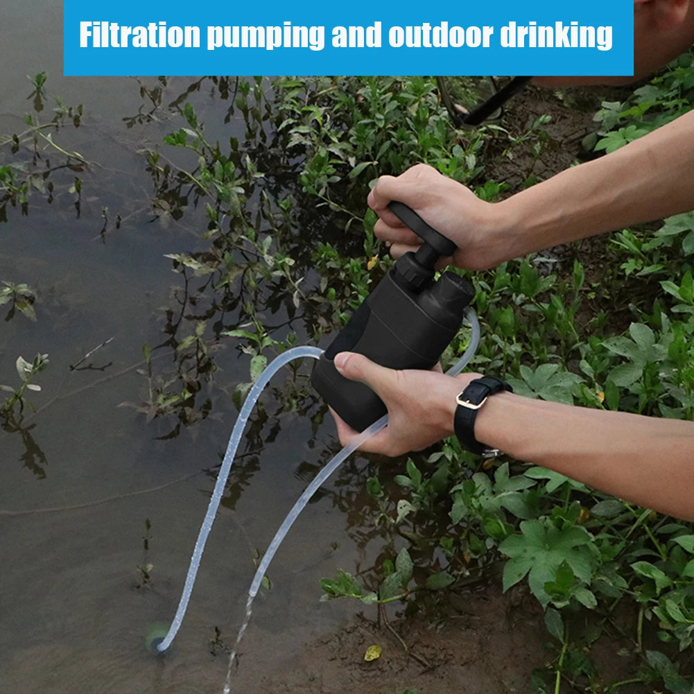 Sistema de filtro de agua portátil al aire libre