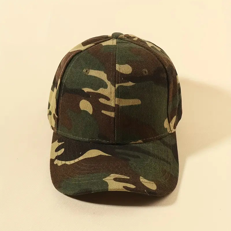 Gorra de béisbol  con diseño camuflaje militar