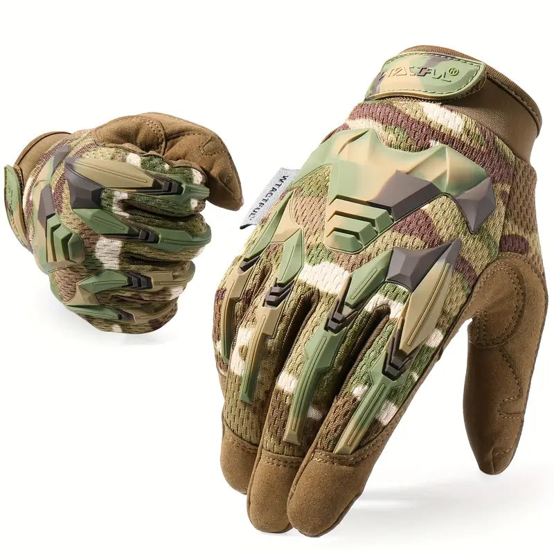 Guantes tácticos de Dedos Completos de camuflaje