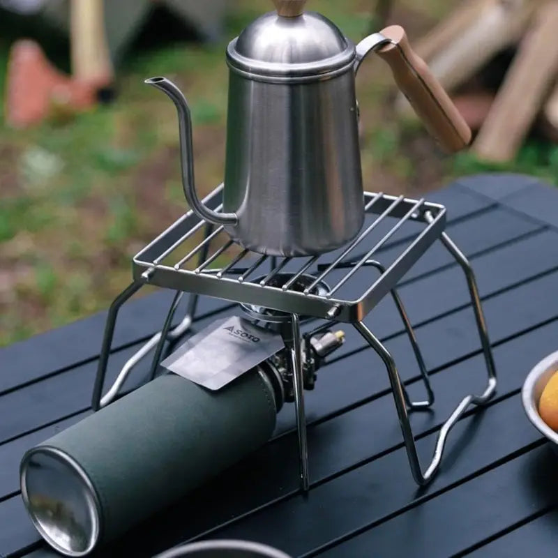 Rejilla de Cocina Plegable para Fogata de Acero Inoxidable